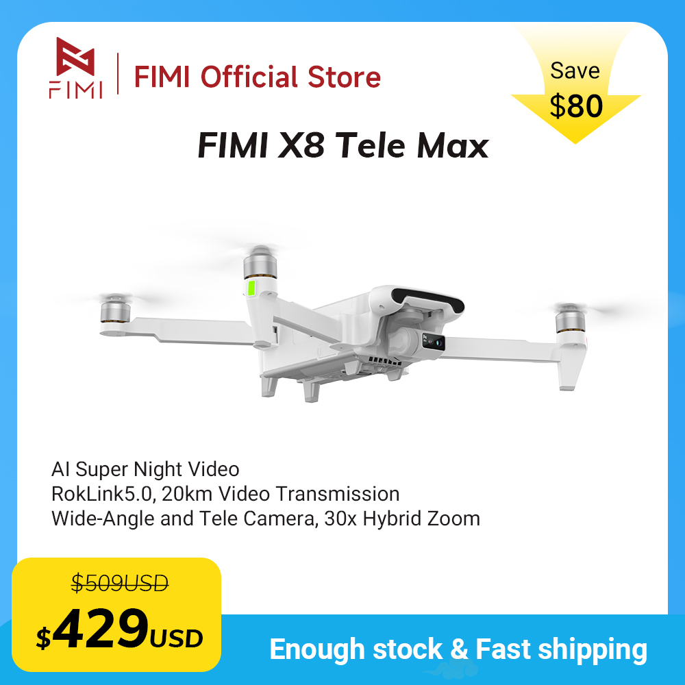 Drone Camera Wide Angle - FIMI X8 Tele Max New Drone