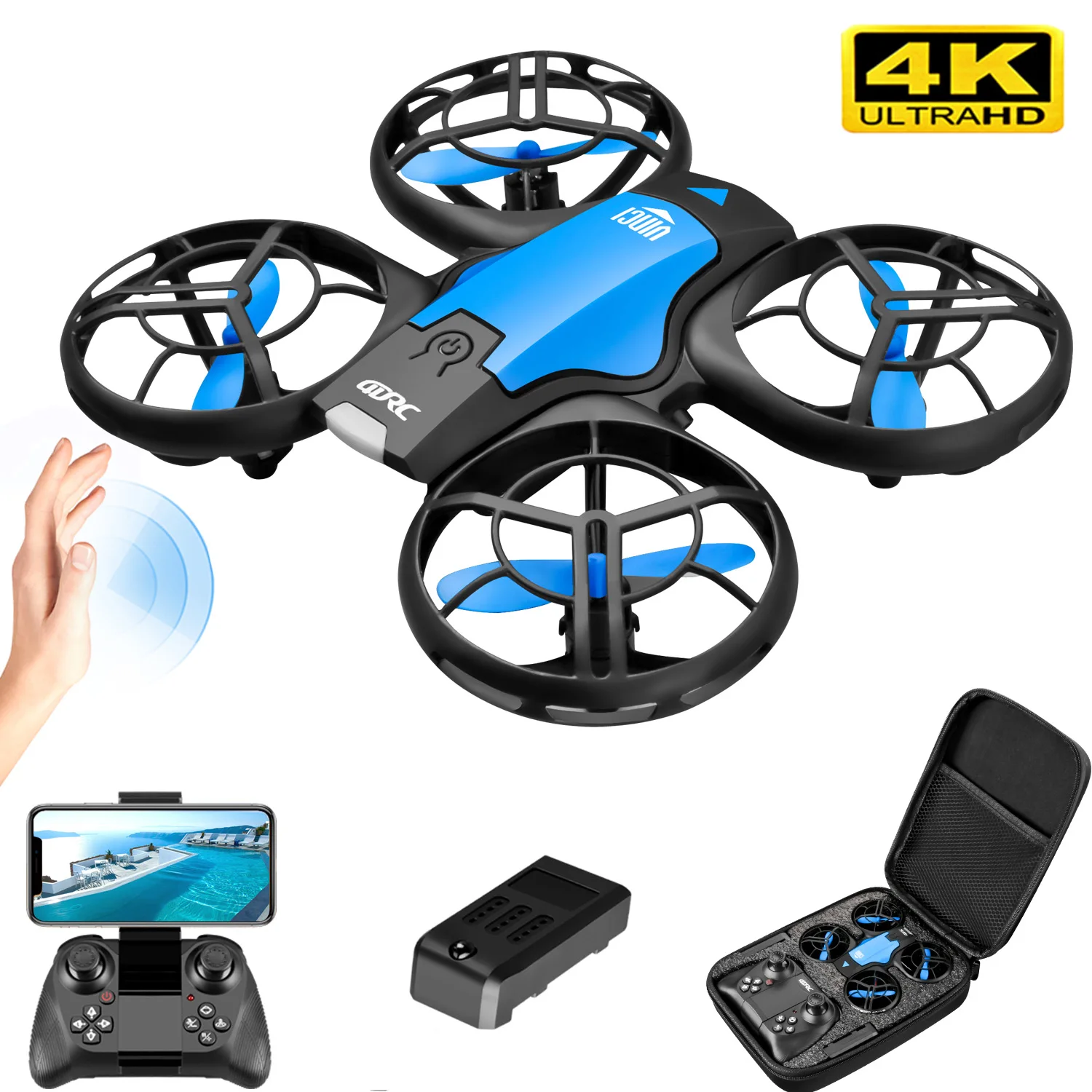 Drone Camera Professional - V8 New Mini Drone 4K Professional