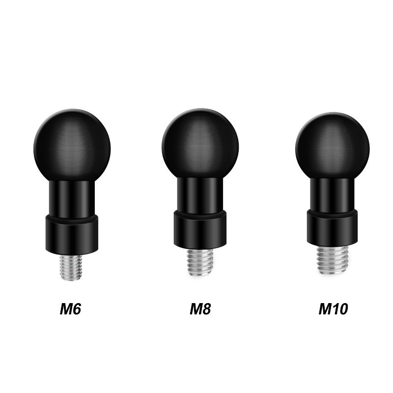 Drone Camera Action - Aluminum 17mm Ball Head Adapter to