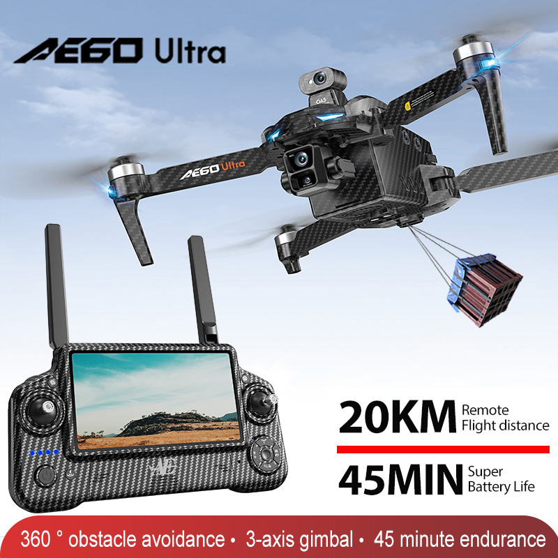 Drone Camera With Gimbal - AE60 GPS Drone Professional 8K Camera