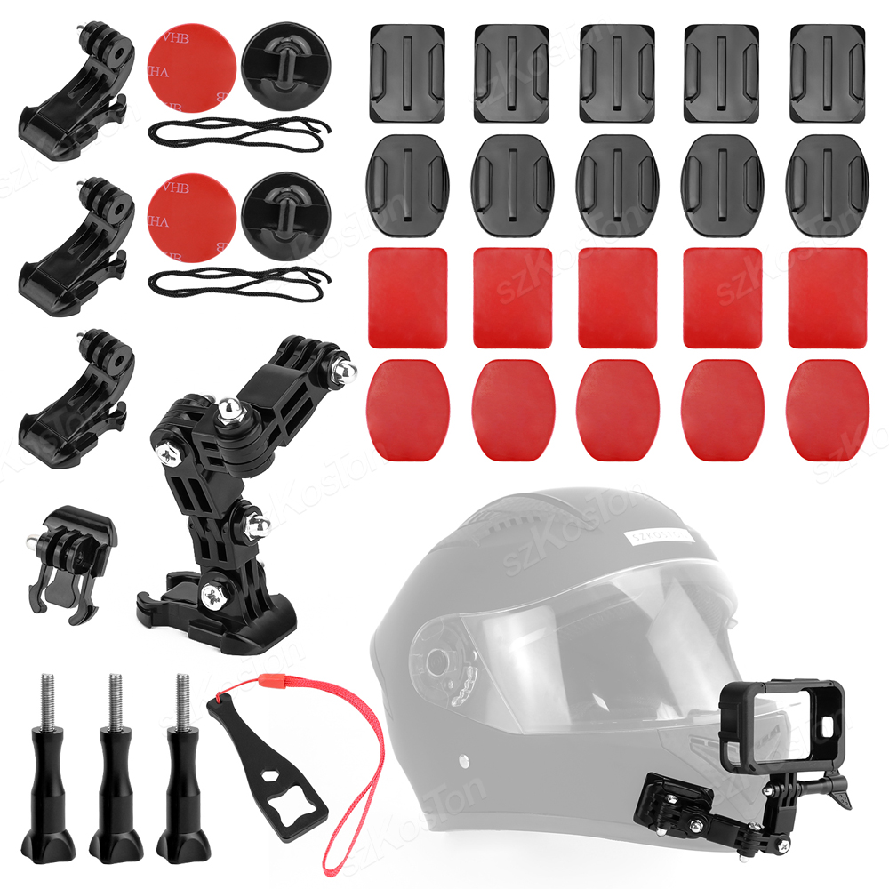 Drone Camera Action - Motorcycle Helmet Chin Mount Kits for