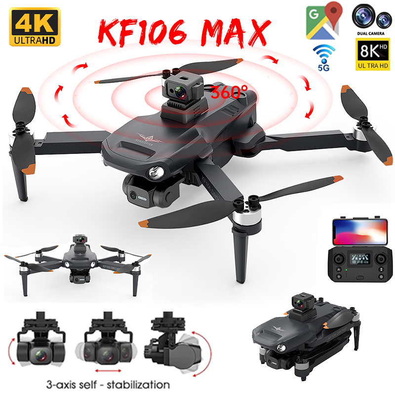 2022 NEW KF106 Max Drone 8K Pr - Drone Camera Wide Angle review and price