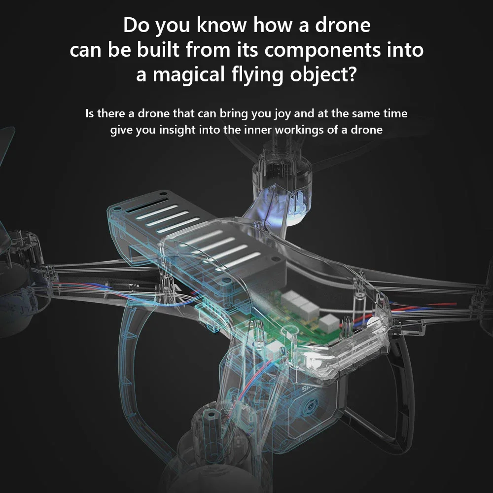 JJRC H108 DIY Teaching Assembl - Drone Camera 4K review and price