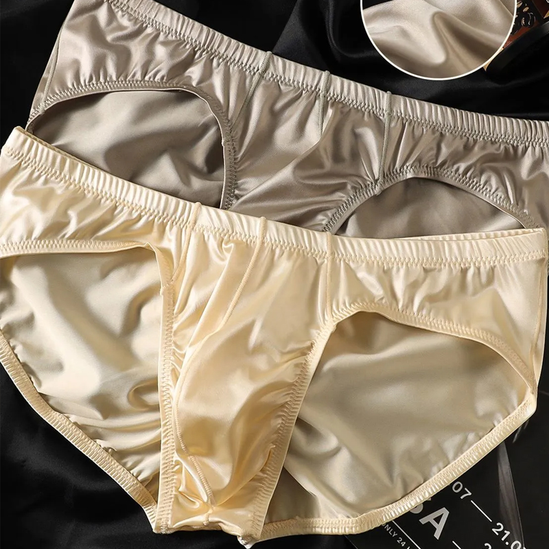 4pcs Mens Briefs Shinny Satin  - Drone Camera Stabilized review and price
